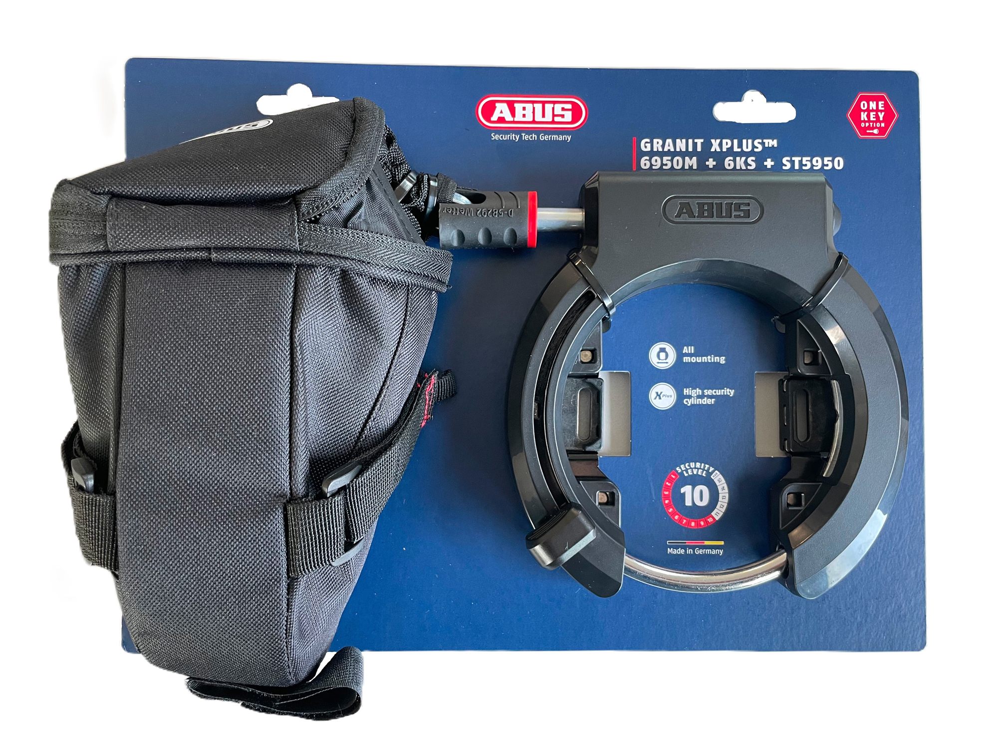 Abus - Granit XPlus 6950M NR BK AM + 6KS/130 + ST 5950